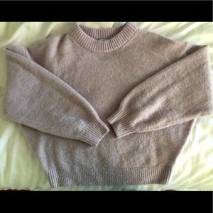 &other stories lilacs sweater